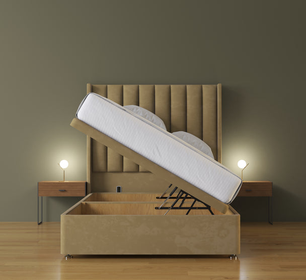 Neo Panel Wing Ottoman Bed