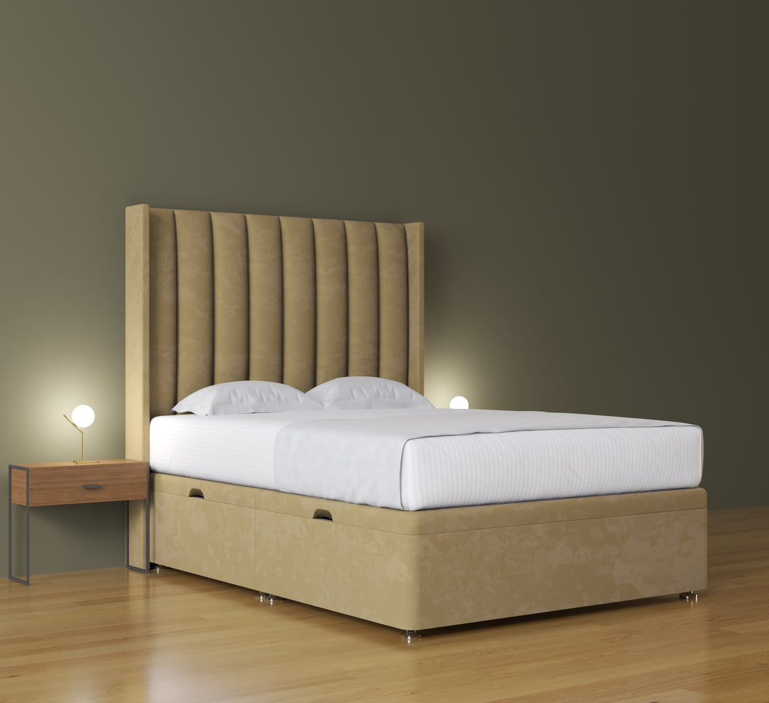 Neo Panel Wing Ottoman Bed